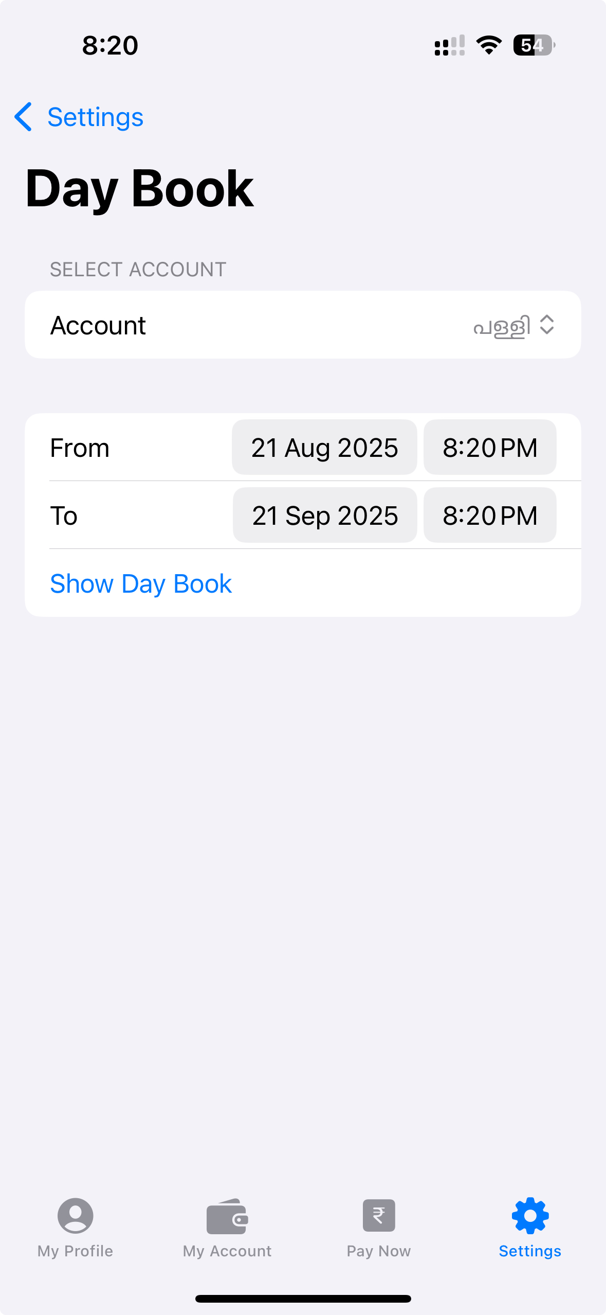 Day Book